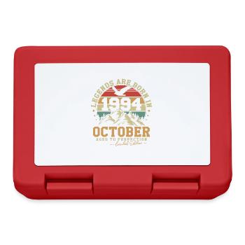 Octobre 1994 Vintage Anniversaire 1994 Cadeau - Boîte à goûter - rouge - Devant