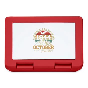 October 1944 Vintage Birthday 1944 Gift - Lunchbox - red - Front