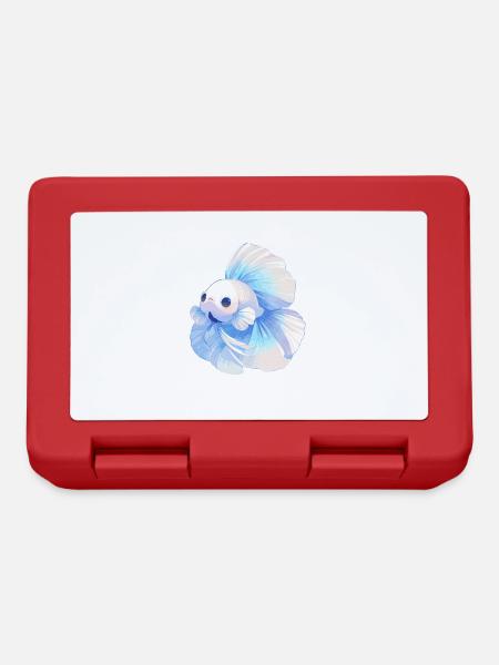 Bettas Betta Fisch Betta - Brotdose - Rot