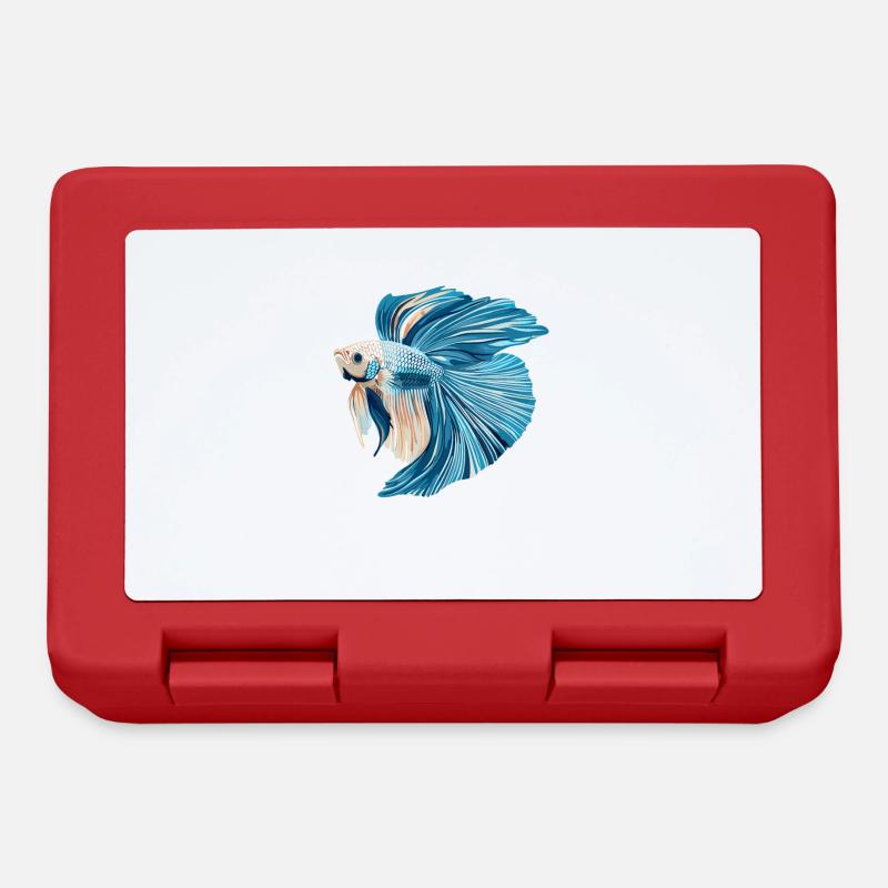 Bettas Betta Fisch Betta - Brotdose - Rot
