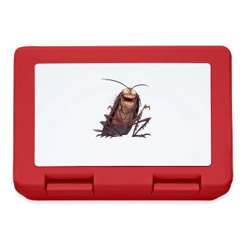 Cockroach Kakerlaken Kakerlake - Brotdose - Rot - Vorne