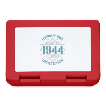 Vintage October 1944 Retro Birthday Gift - Lunchbox - red - Front