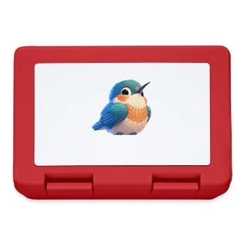 Hummingbird Kolibris Kolibri - Brotdose - Rot - Vorne