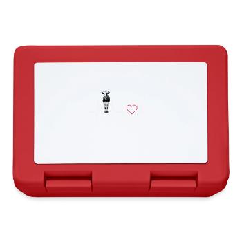 Cow - Lunchbox - red - Front
