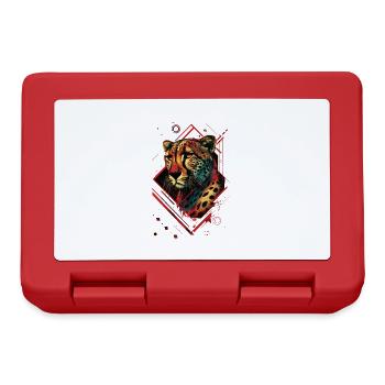 Cheetah - Lunchbox - red - Front