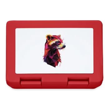 Ferret - Lunchbox - red - Front