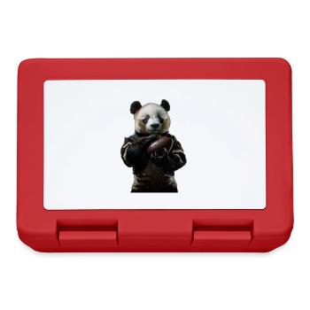 Panda - Lunchbox - red - Front
