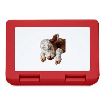 Cow - Lunchbox - red - Front