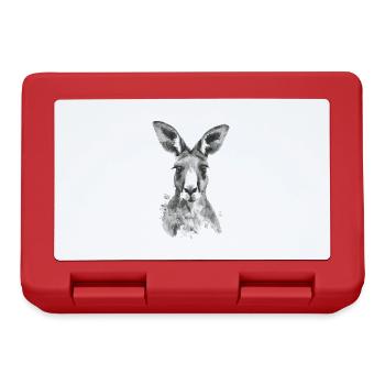 Kangaroo - Lunchbox - red - Front