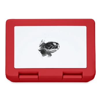 Tortue - Boîte à goûter - rouge - Devant