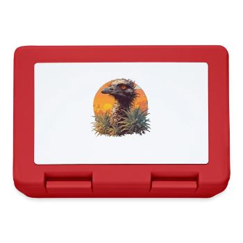 Emus Emu - Lunchbox - red - Front