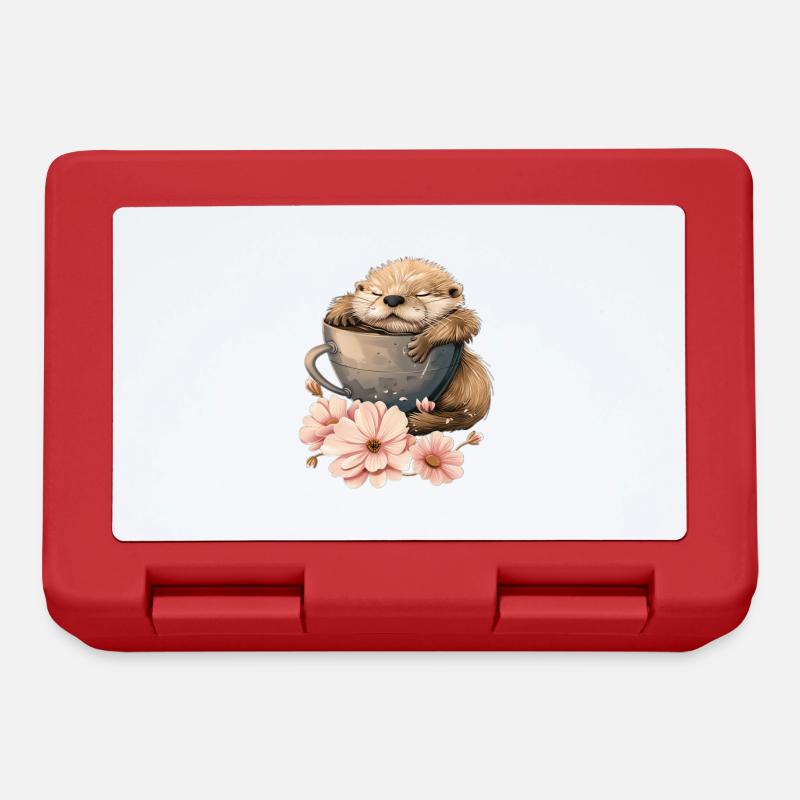 Otter - Lunchbox - red