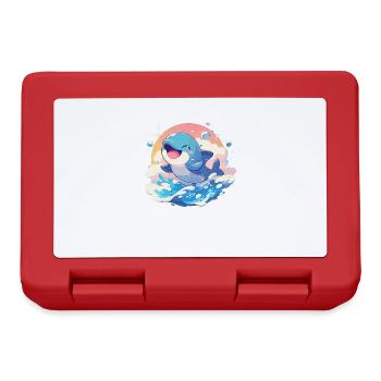 Dolphin Dolphins Dolphin - Lunchbox - red - Front