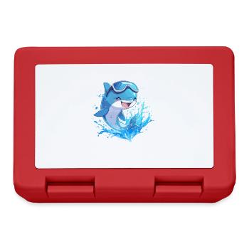 Dolphin Dolphins Dolphin - Lunchbox - red - Front