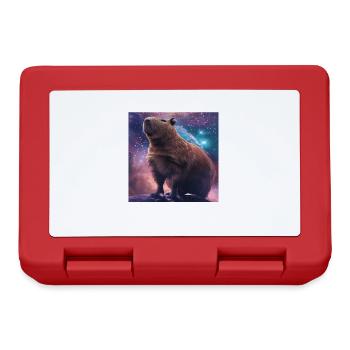 Capybara - Boîte à goûter - rouge - Devant