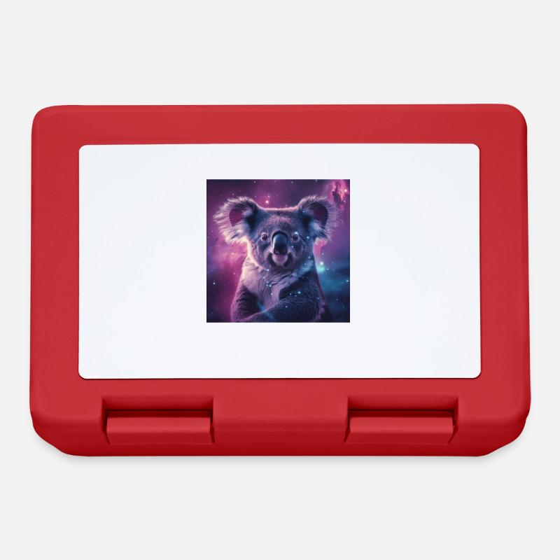 Koala - Boîte à goûter - rouge