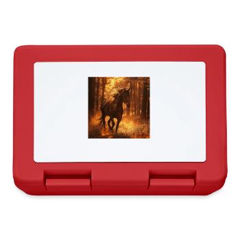 Horse - Lunchbox - red - Front