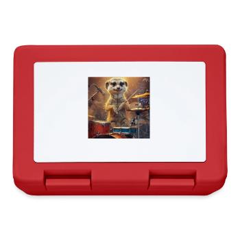 Suricate - Boîte à goûter - rouge - Devant