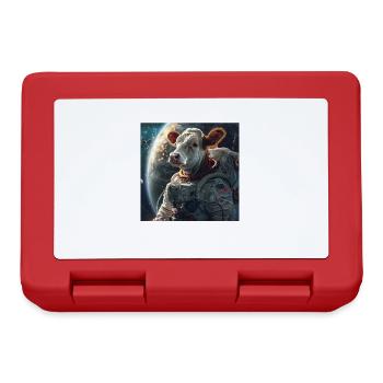 Cow - Lunchbox - red - Front