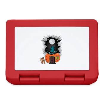 Halloween Pumpkin Child Kids Toddlers Baby - Lunchbox - red - Front