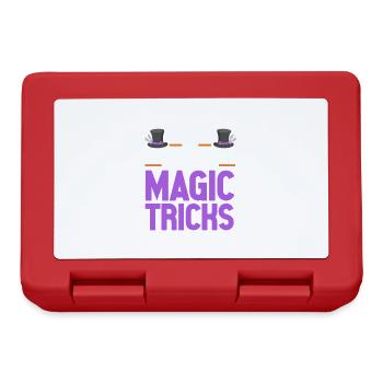 Funny Magician Magic - Lunchbox - red - Front