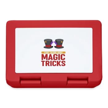 Funny Magician Magic - Lunchbox - red - Front