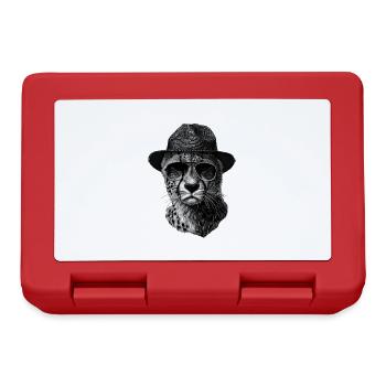 Cheetah - Lunchbox - red - Front