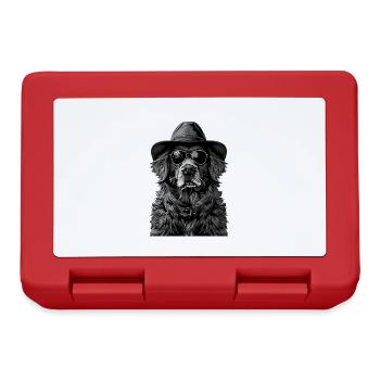 Chien - Boîte à goûter - rouge - Devant