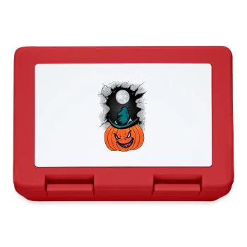 Pumpkin Halloween Kids Child Full Moon - Lunchbox - red - Front
