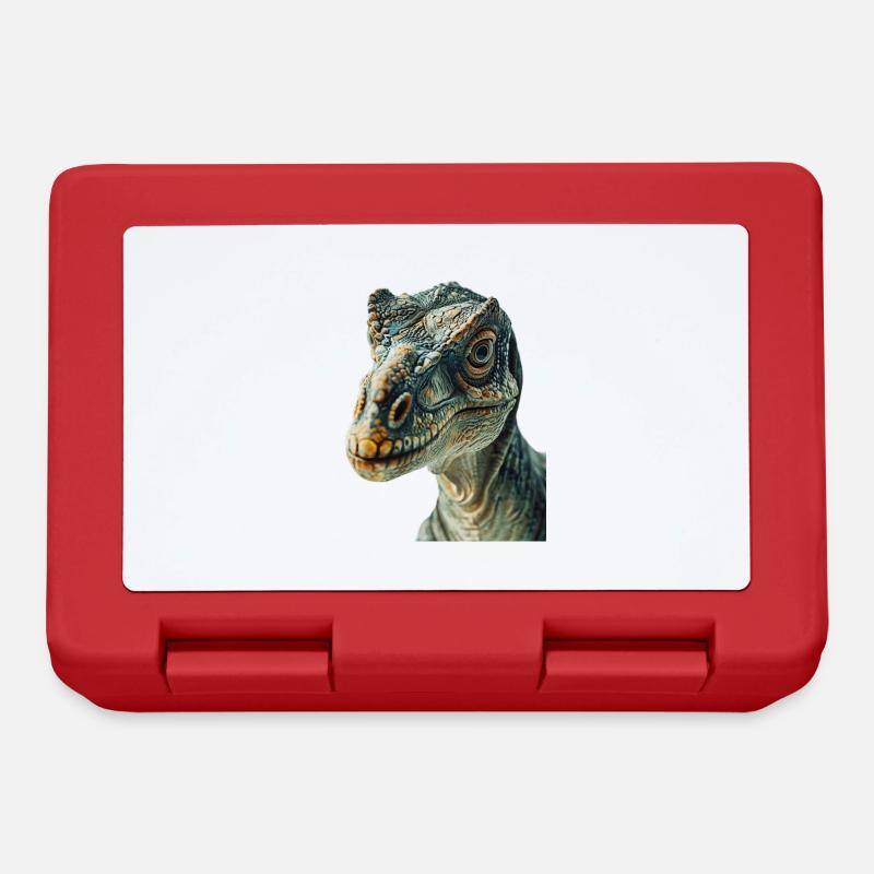 Dinosaurier - Brotdose - Rot