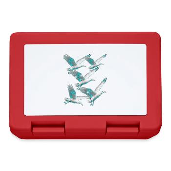 Maritime, Seagulls, Seagulls, Seabirds - Lunchbox - red - Front