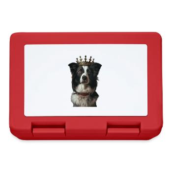 Border Collie - Brotdose - Rot - Vorne