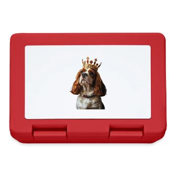Cavalier King Charles Spaniel - Brotdose - Rot - Vorne