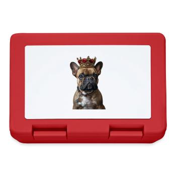 French Bulldog - Lunchbox - red - Front