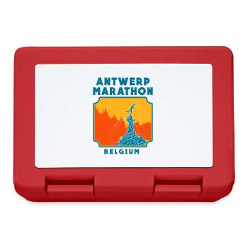Antwerpen-Marathon - Belgien - Brotdose - Rot - Vorne