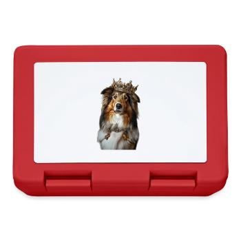 Chien de berger Shetland - Boîte à goûter - rouge - Devant