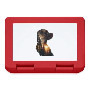 Bouledogue - Boîte à goûter - rouge - Devant