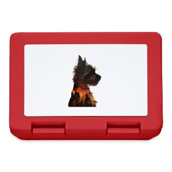 Yorkshire Terrier - Lunchbox - red - Front