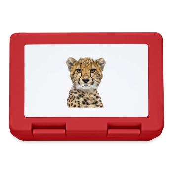 Guépard - Boîte à goûter - rouge - Devant