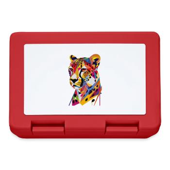 Cheetah - Lunchbox - red - Front