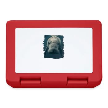 Manatee Dugongs Dugong - Lunchbox - red - Front