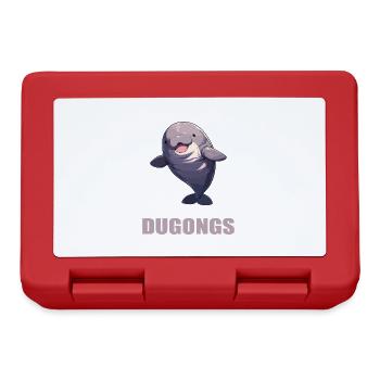 Seekuh Dugongs Dugong - Brotdose - Rot - Vorne