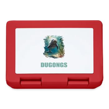 Seekuh Dugongs Dugong - Brotdose - Rot - Vorne