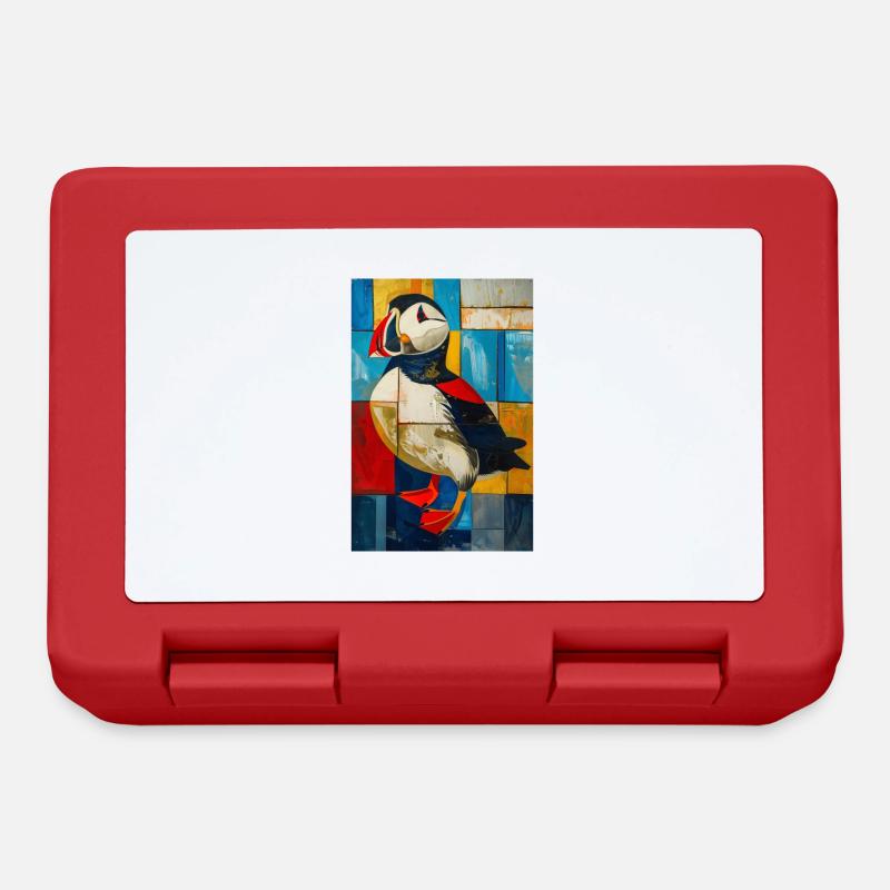Puffin - Lunchbox - red