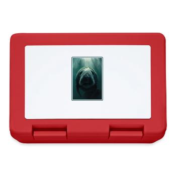 Seekuh Manatees Manatee - Lunchbox - red - Front