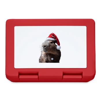 Capybara - Boîte à goûter - rouge - Devant