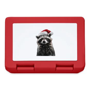 Raccoon - Lunchbox - red - Front