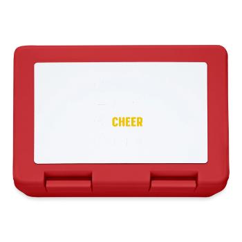 Cheerleading Cheerleader Base Flyer - Brotdose - Rot - Vorne