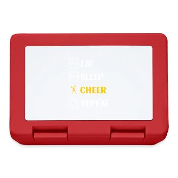 Cheerleading Cheerleader Base Flyer - Brotdose - Rot - Vorne