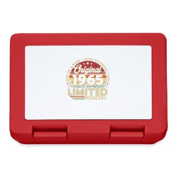 Original 1965 Vintage Retro Geschenk D Geburtstag - Brotdose - Rot - Vorne